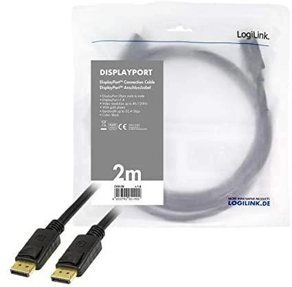 LOGILINK CV0121 LOGILINK - Jungiamasis laidas DisplayPort 1.4, 8K / 60 Hz, 3m