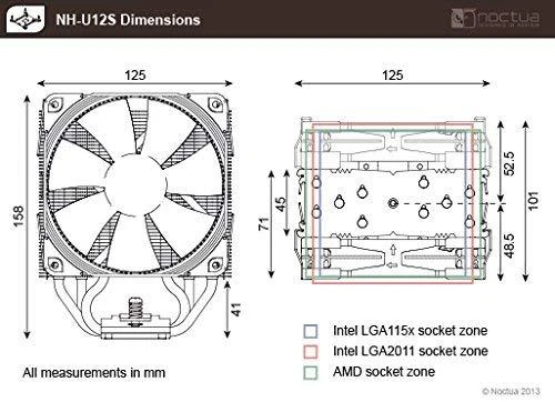 Noctua NH-U12S SE-AM4 procesoriaus aušintuvas - 120mm