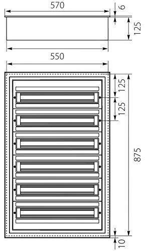Elektro Plast ROZDZ.P/T 6X24M. IP54 DARP-144 QUITELINE