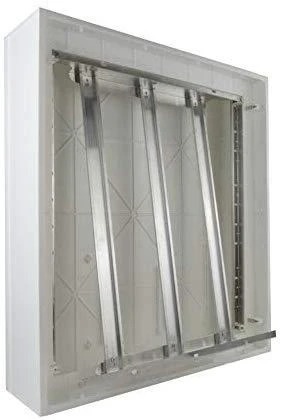Elektro Plast 9.324 Moduliniai skirstomieji įrenginiai 3x24, įleidžiami, IP54 DARP-72, aliuminio durys, balta 9.324
