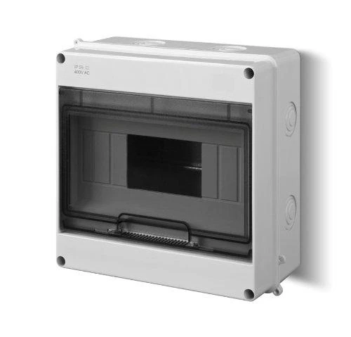 Elektro Plast Nasielsk Elektro-Plast Modulinė paviršiuje montuojama skirstomoji plokštė Elegant RN 1/18 IP 40 N+PE (1953-01)