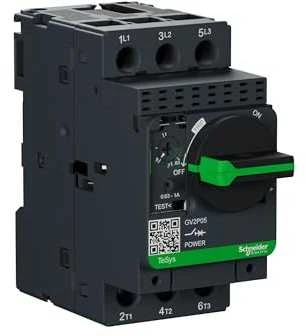 Schneider Electric Schneider Motor grandinės pertraukiklis 3P 0,25 kW 0,63-1A GV2P05