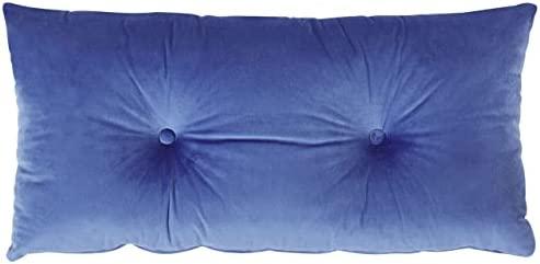 Beliani Dvivietė sofa lova VESTFOLD veliūrinė, tamsiai mėlyna