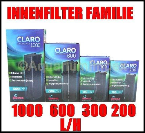 Diverse Diversa CLARO 600 AQUARIAL FILTRAS
