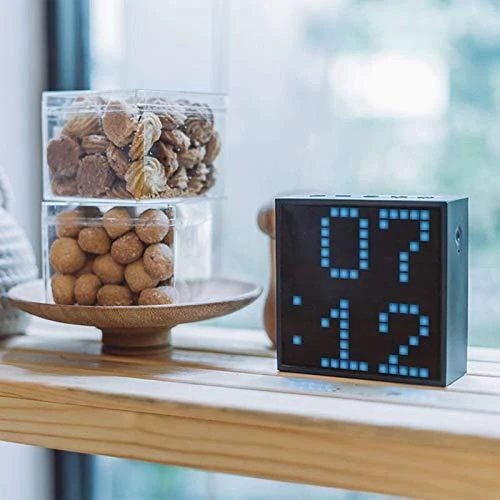 Divoom TimeBox-Evo Pixel Art Smart Bleutooth garsiakalbis, Juodas (Juodas)