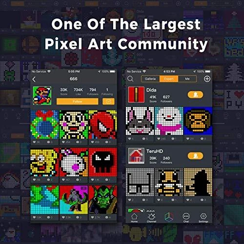 Divoom TimeBox-Evo Pixel Art Smart Bleutooth garsiakalbis, Juodas (Juodas)
