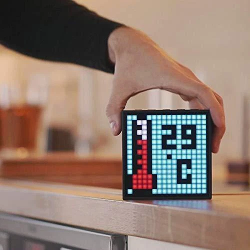 Divoom TimeBox-Evo Pixel Art Smart Bleutooth garsiakalbis, Juodas (Juodas)