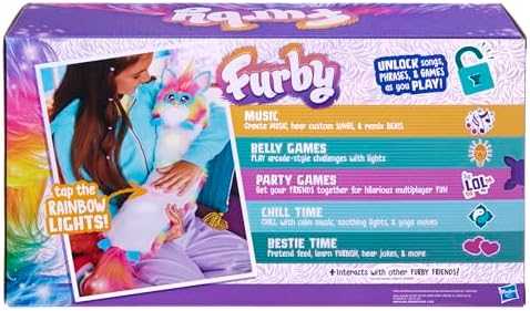 Interaktyvus žaislas Furby DJ Rainbow