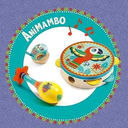 Djeco Rinkinys iš 3-jų muzikos instrumentų - Animambo ( DJ06016 )
