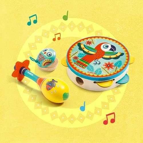 Djeco Rinkinys iš 3-jų muzikos instrumentų - Animambo ( DJ06016 )