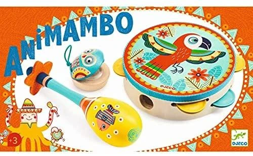 Djeco Rinkinys iš 3-jų muzikos instrumentų - Animambo ( DJ06016 )