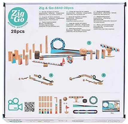 Djeco Statybos - Zig & Go - Riedame - 28 vnt ( DJ05640 )