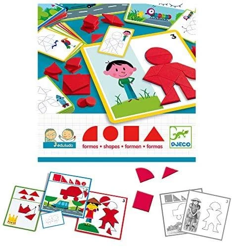 Djeco Edukacinis žaidimas - Eduludo - Formos ( DJ08300 )