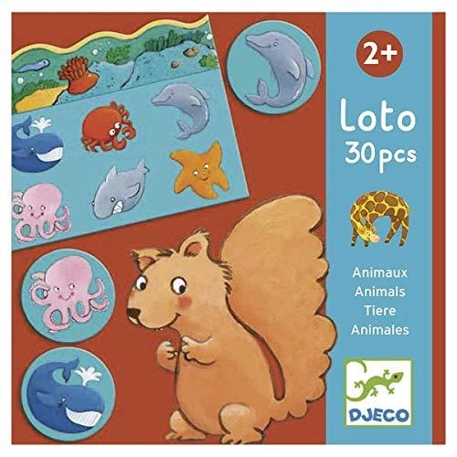 Lotto Djeco Loto žaidimas - Gyvūnai (30 vnt.) ( DJ08120 )
