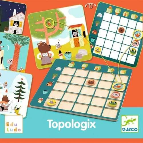 Djeco Edukacinis žaidimas - Eduludo - Topologix ( DJ08354 )