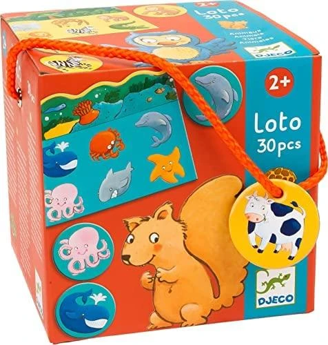 Lotto Djeco Loto žaidimas - Gyvūnai (30 vnt.) ( DJ08120 )