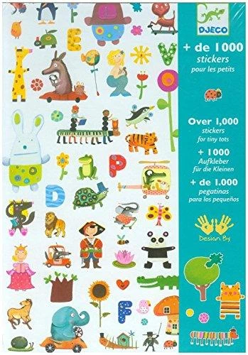 Djeco Lipdukų rinkinys – 1000 lipdukų mažiesiems ( DJ08950 )