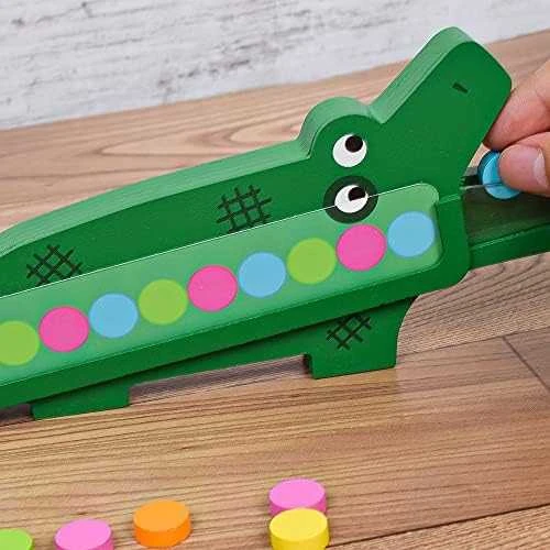 Djeco Edukacinis medinis žaidimas - Crococroc ( DJ01629 )