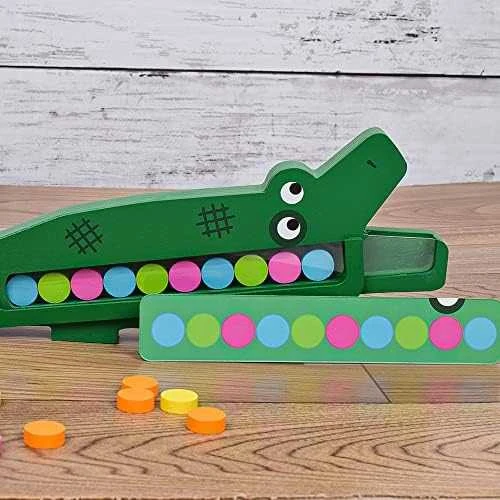 Djeco Edukacinis medinis žaidimas - Crococroc ( DJ01629 )