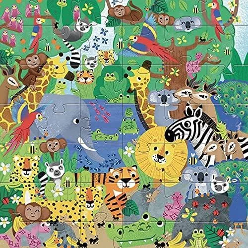 Djeco Milžiniška dėlionė - nuo 1 iki 10 Džiunglės (54 det.) ( DJ07148 )