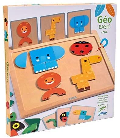 Djeco Magnetinis žaidimas - GeoBasic ( DJ06210 )