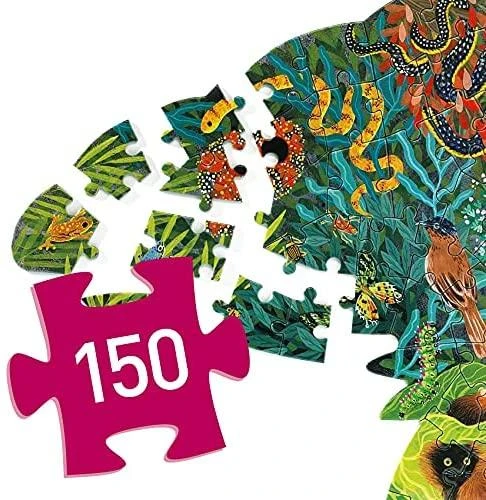 Djeco Forminė dėlionė - Chameleonas (150 detalių) ( DJ07655 )