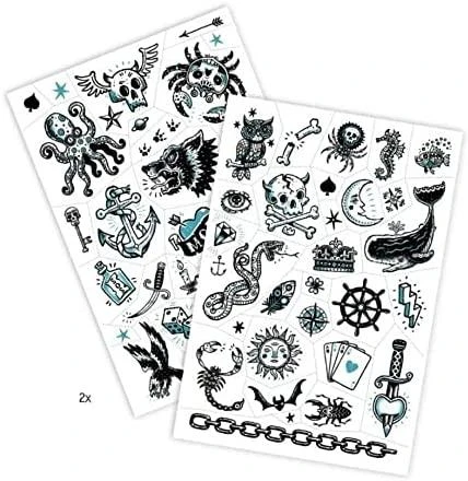 Djeco Tatuiruotės - Tamsi pusė (50+ tatuiruočių) ( DJ09594 )