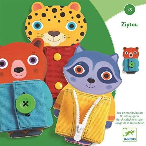 Djeco Mokomasis medinis žaidimas - Ziptou ( DJ01663 )