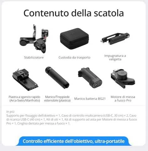 DJI RS 4 komplektas