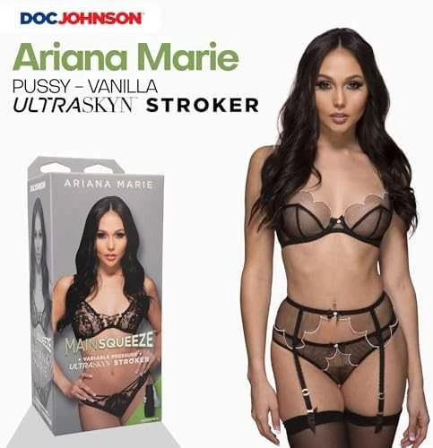 Doc Johnson Ariana Marie – ULTRASKYN pūlingas masturbatorius – vanilė