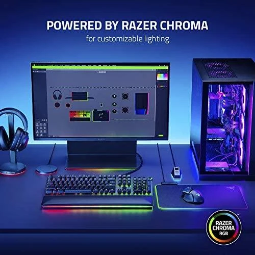 Jungčių stotelė Razer Thunderbolt™ 4 Dock Chroma, juodos spalvos