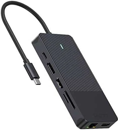 Stacja/replikator Rapoo Rapoo USB-C Multiport Adapteris 12-in-1, pilkas