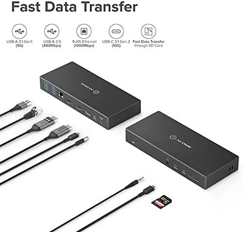 Stacja/replikator Alogic Triple Ekranas USB-C (DUCMA3)