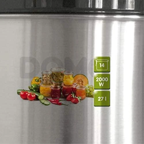Domo Domo DO42325PC - sidabrinė / juoda - virimo mašina