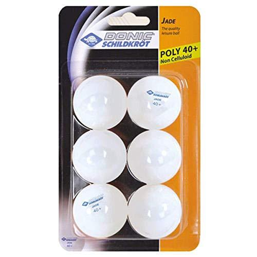 Ping teniso kamuoliukai Donic Jade 6 vnt balti