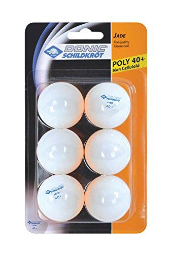 Ping teniso kamuoliukai Donic Jade 6 vnt balti