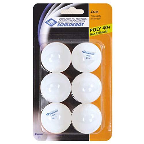 Ping teniso kamuoliukai Donic Jade 6 vnt balti
