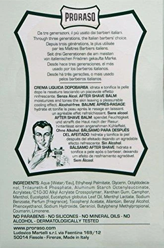 Proraso Žalias Line After Shave Balm Gaivinantis balzamas po skutimosi, 100 ml
