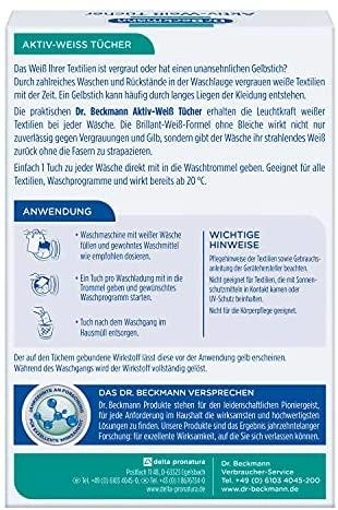 DR.BECKMANN Dr_Beckmann Balinimo priemonė Dr. Beckmann 15vnt
