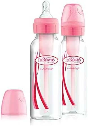 Dr. Brown's rožiniai buteliukai 250ml rinkinys