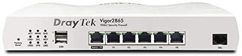 DrayTek Vigor 2865 supervektoriaus modemo saugos ugniasienės VPN maršrutizatorius priedas-B