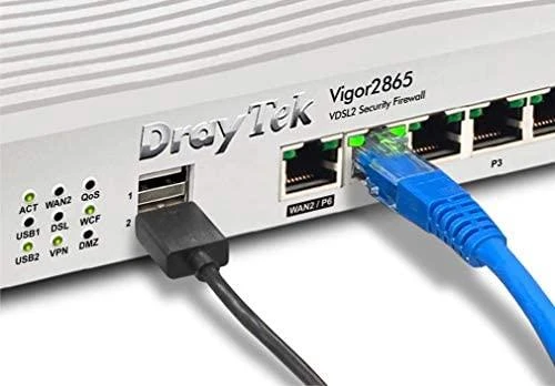 DrayTek Vigor 2865 supervektoriaus modemo saugos ugniasienės VPN maršrutizatorius priedas-B