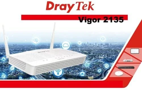 DrayTek Vigor 2135 - plačiajuosčio ryšio maršrutizatorius be modemo