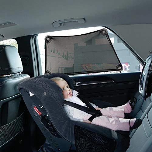DREAMBABY - reguliuojamas automobilio skydelis nuo saulės su UV apsauga