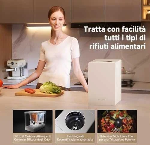 Virtuvės atliekų šalinimo įrenginys - Dreame SF25 470W, 2.5L, 27 dB