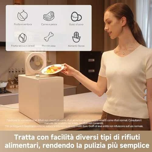 Virtuvės atliekų šalinimo įrenginys - Dreame SF25 470W, 2.5L, 27 dB