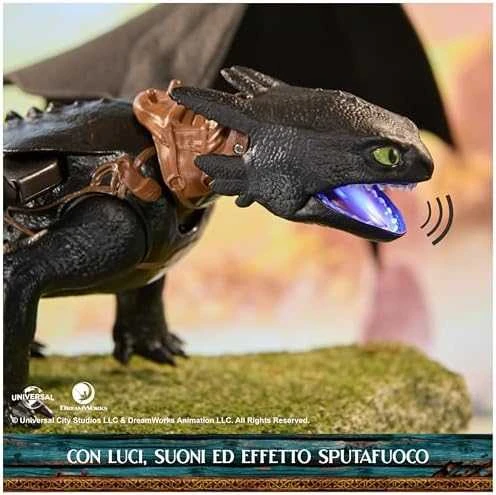 Spin Master DRAGONS Interaktyvus plazma šaudantis slibinas Nakties Įniršis