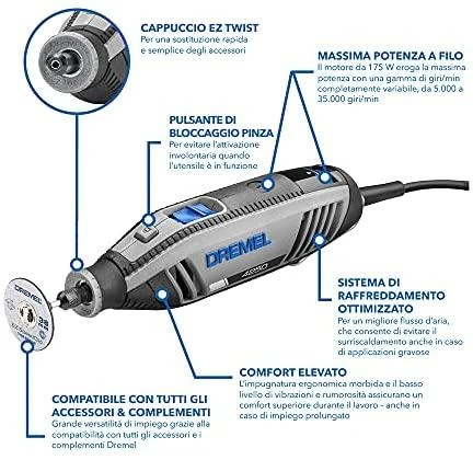 Dremel daugiafunkcinis įrankis 4250-35 su 35 priedais