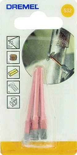 Dremel Bosch 532 vielinis šepetys D=3,2 mm, 3 vnt.