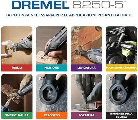 Daugiafunkcis įrankis Dremel 8250-5, su 5 priedais